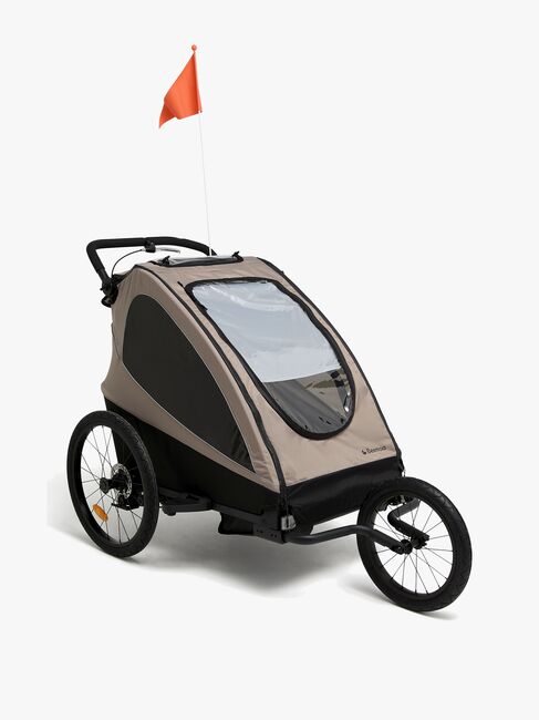 Beemoo Activity Sport Fahrradanhänger, Beige