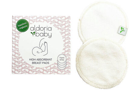 Aldoria Baby High Absorbant Stilleinlagen 4er-Pack, Weiß