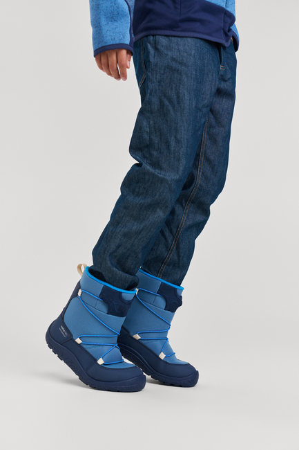 Reimatec Ensilumi Barefoot Jr Winterstiefel, Navy