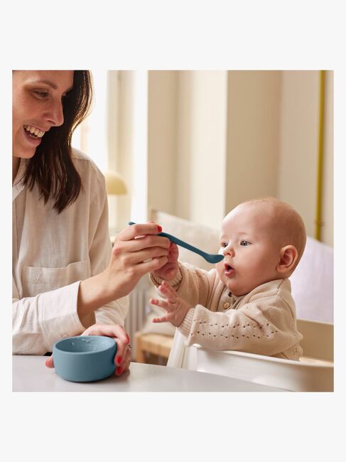 Everyday Baby Löffel Silikon 2er-Pack, Grün