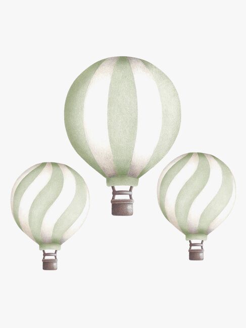 Stickstay Vintage Balloon Set Wandsticker, Pistachio