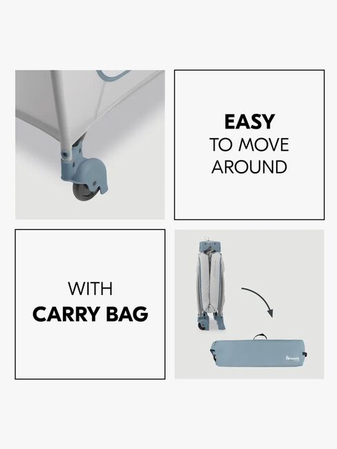 Hauck Sleep N Play Go Plus Reisebett, Dusty Blue