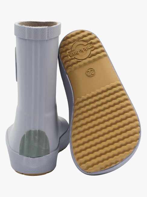 Mikk-Line Barefoot Gummistiefel, Lavender Gray