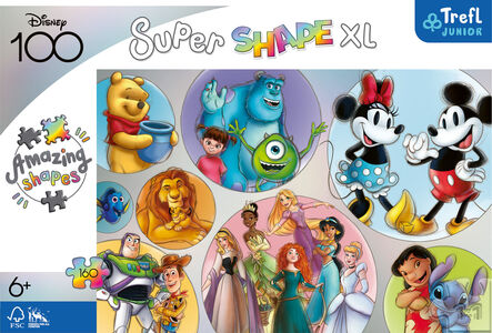 Trefl Puzzle The colorful world of Disney XL 160 Teile