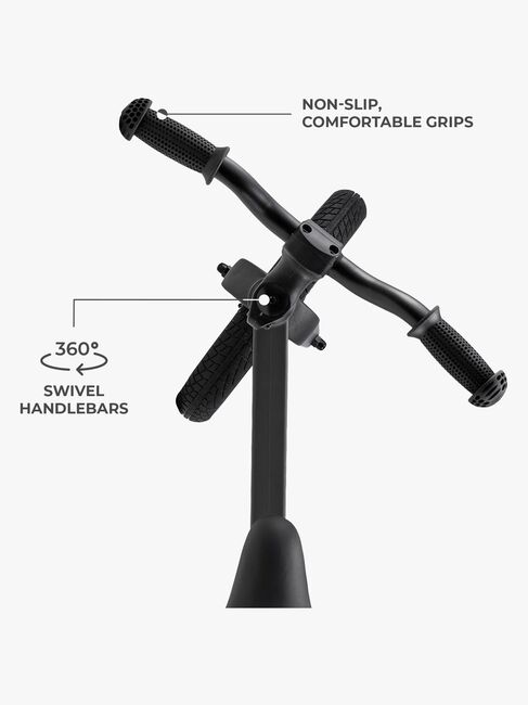 Kinderkraft ETER Laufrad, Schwarz