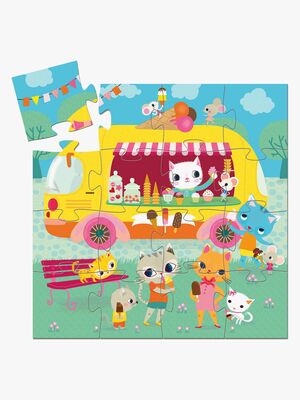 Djeco Puzzle Eiswagen 16 Teile