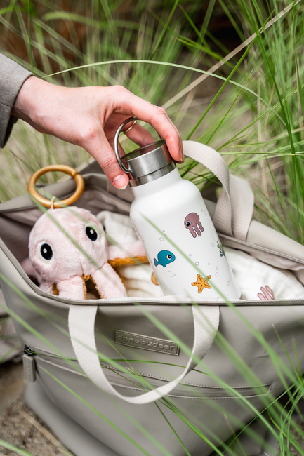 Done By Deer Wickeltasche Rucksack, Sand