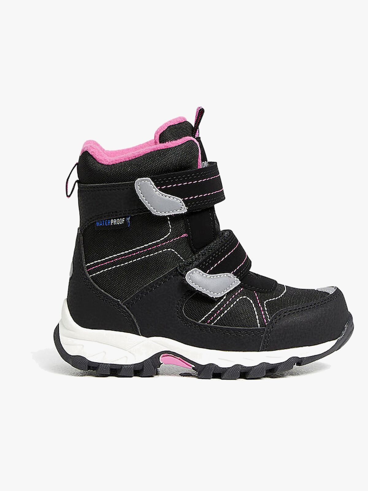 Nordbjörn Snowfall Winterstiefel, Black/Strawberry