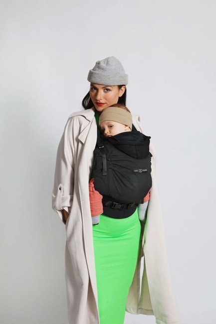 Love Radius HoodieCarrier 2 Babytrage, Black Forest