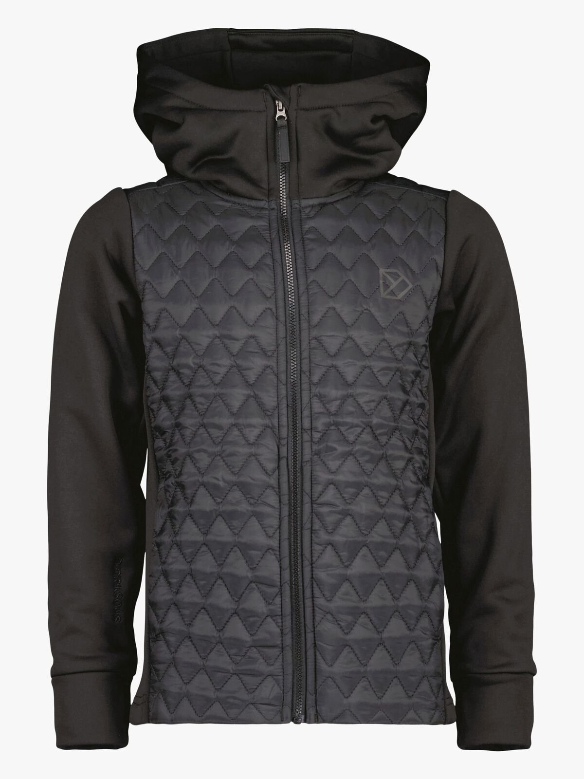 Didriksons Kapris Hybridjacke, Schwarz