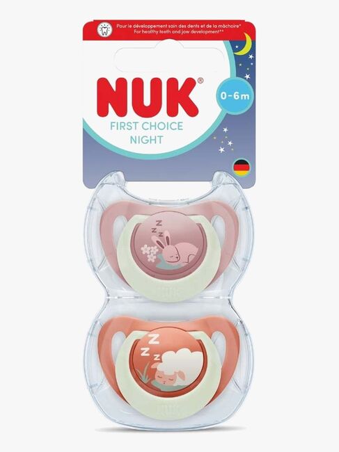 NUK First Choice Night Schnuller Hase/Schaf 2er-Pack, Terracotta N175388-BunnySheep-4552_3a.jpg
