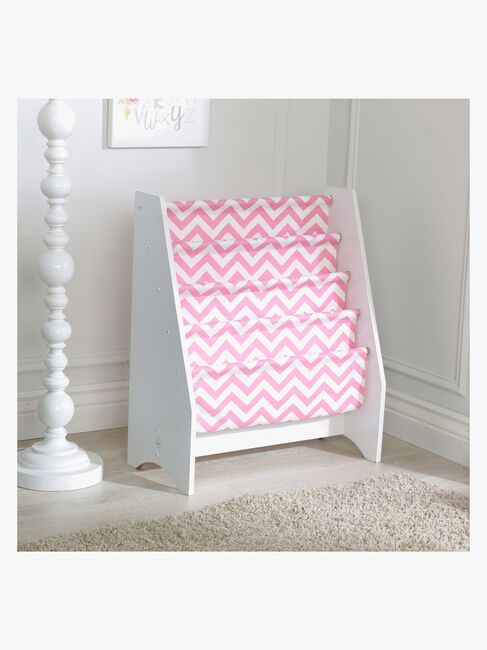 KidKraft Bücherregal, Rosa/Weiß