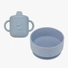 Mumin Geschirr-Set Silikon, Sky Blue