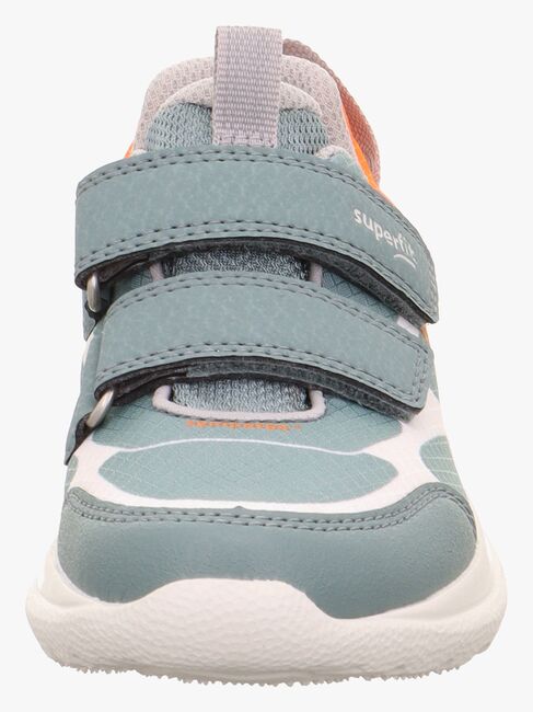 Superfit Rush WP Sneaker, Light Green/Orange