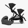 Cybex GAZELLE S Geschwisterwagen, Moon Black/Black