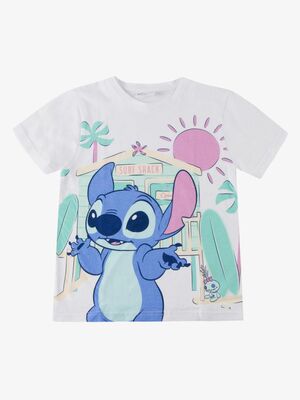 Disney Stitch T-Shirt, Weiß
