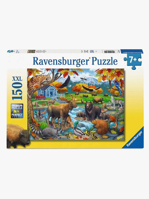 Ravensburger Puzzle Wildlife Gathering 150 Teile