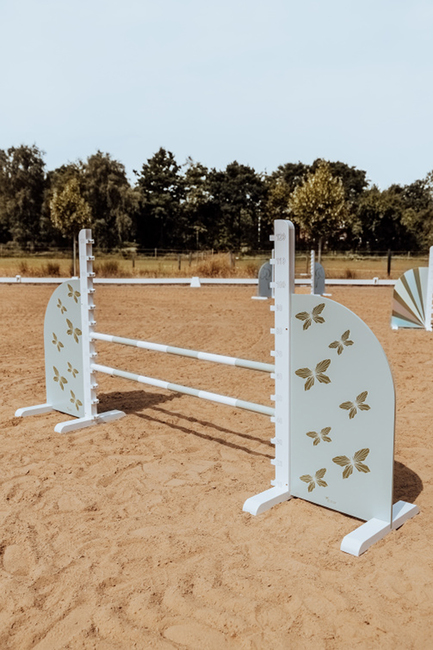 byASTRUP Seiten für Sprunghindernisse Schmetterlinge 2 Teile