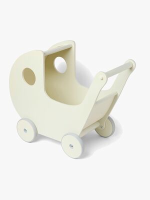Smallstuff Puppenwagen aus Holz, Weiß