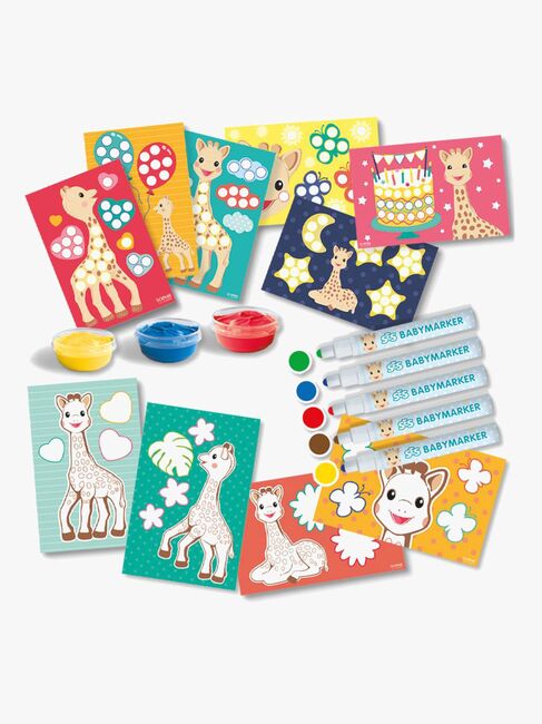 SES Creative Sophie la girafe Bastelset Malen und Ausmalen