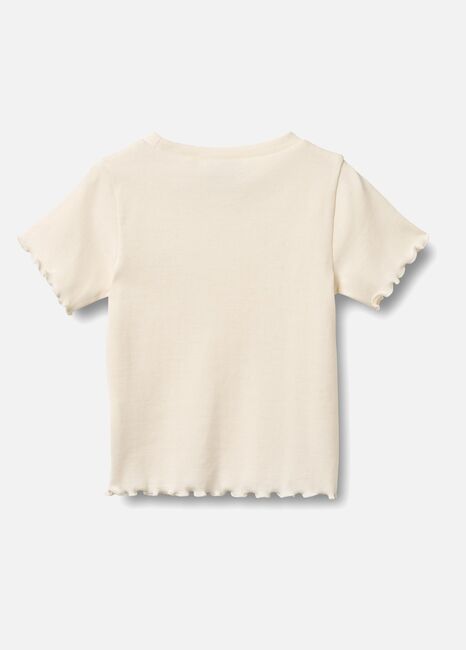 Wheat Alicia Geripptes T-Shirt, Ivory