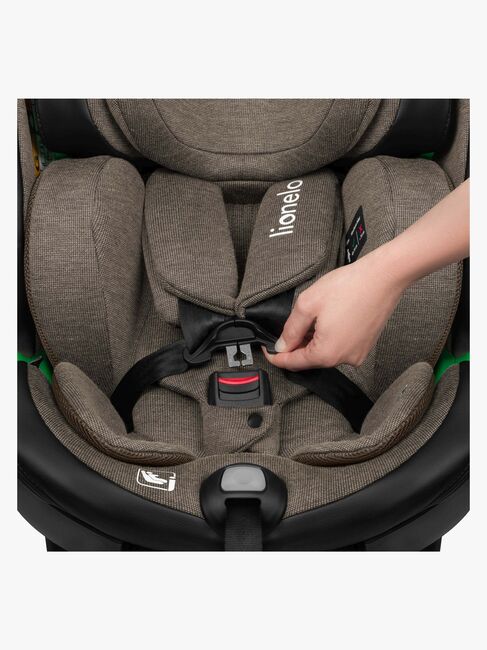 Lionelo Harmony i-Size Kindersitz, Green Olive Leather