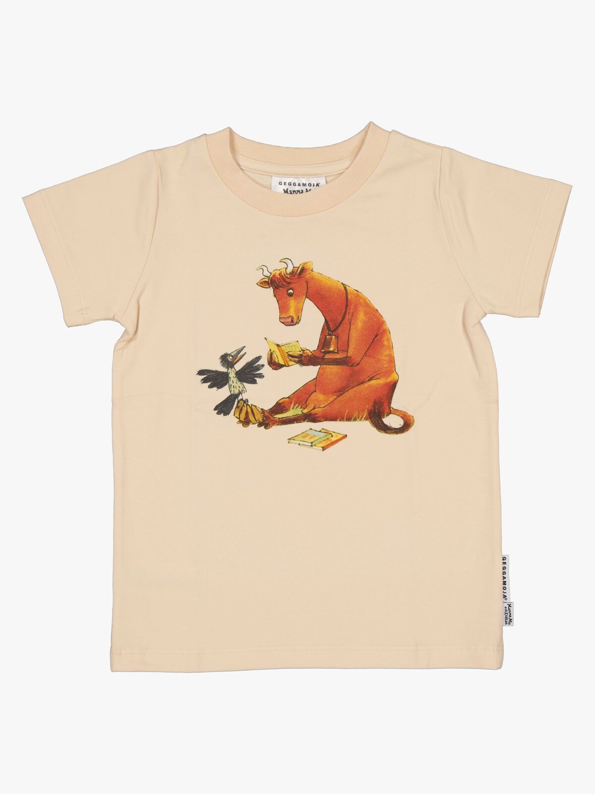 Geggamoja T-Shirt Mama Muh, Beige