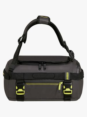 American Tourister Urban Track Duffle Rucksack 31L, Black/Lime