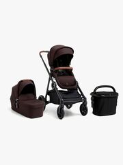 Beemoo Pro Multi 2 Kombikinderwagen inkl. Einkaufskorb, Espresso Brown