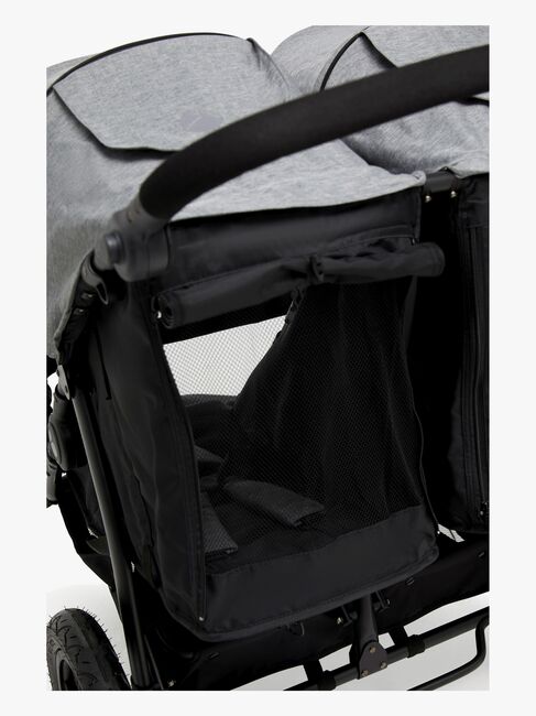 Beemoo Activity Twin Geschwisterwagen, Black/Dark Grey