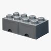 LEGO Aufbewahrung mit Schublade 8, Dark Grey