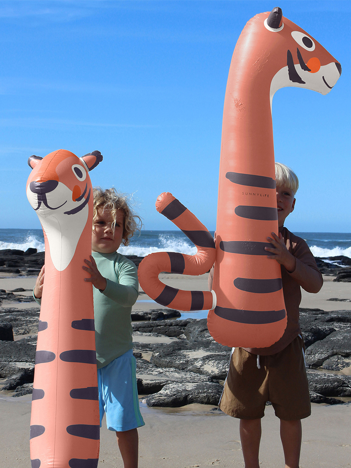 SUNNYLiFE Schwimmendes Spielzeug 2er-Pack, Tino the Tiger