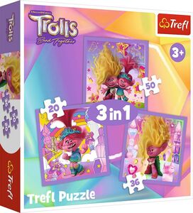 Trefl Trolls 3 Puzzles 3-in-1