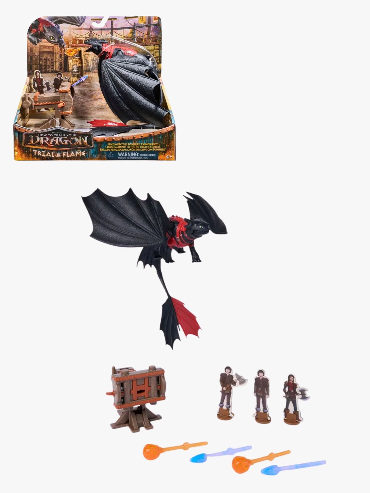 Drachenzähmen leicht gemacht Battle Cannon Mit Ohnezahn Spielzeugset