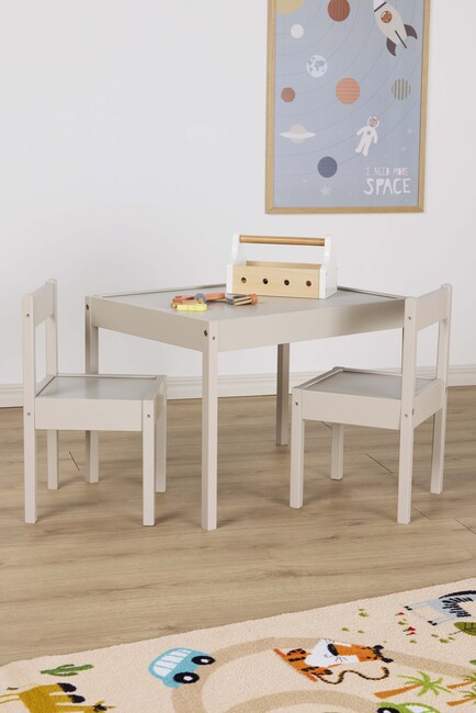 Alice & Fox BIANCA Tisch und Stühle, Greige
