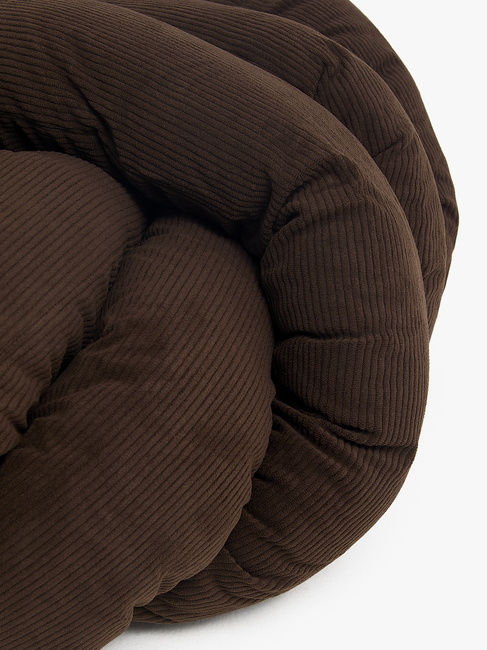 Alice & Fox BRADIE Sitzhocker, Brown Manchester