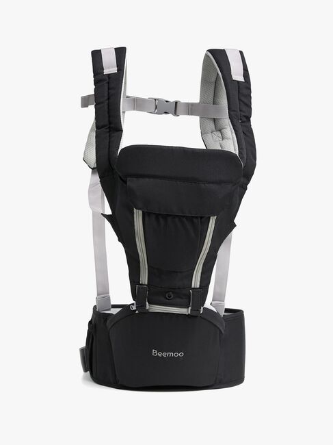 Beemoo CARE Carry Comfort 4-in-1 Babytrage & Hüftsitz, Black