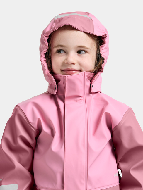 Didriksons Boardman Gefüttertes Regenset, Light Heather Pink