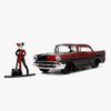 Jada Toys DC Comics Auto mit Figur Harley Quinn & 1957 Chevy Bel Air 1:32