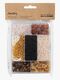 Creativ Company Perlenset Kristalle, Braun/Gold