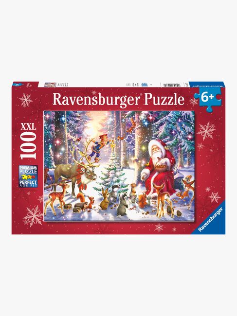 Ravensburger Puzzle Weihnachten im Wald, 100 Teile