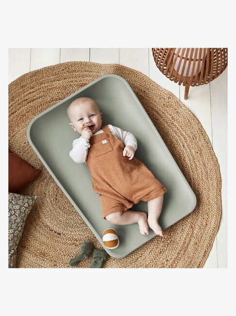 Leander Matty Wickeltischauflage, Sage Green