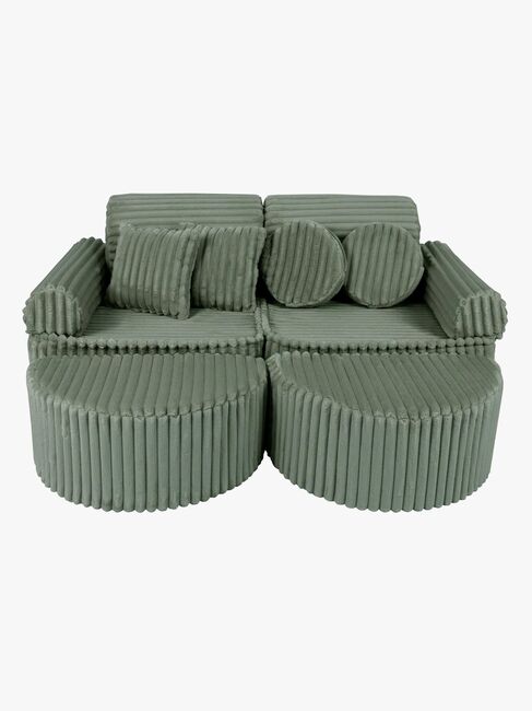 MeowBaby Churros Sofa Max, Olive Sage Green
