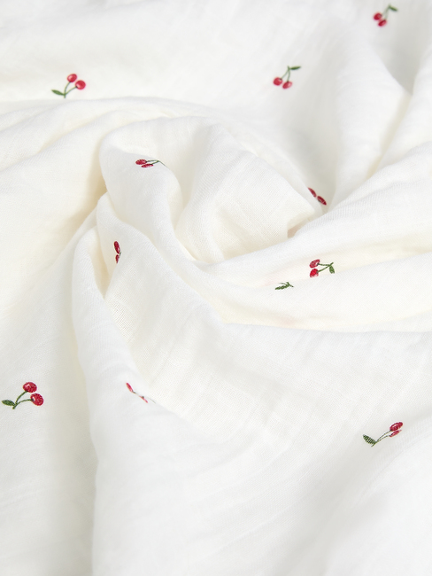 Alice & Fox NESSA Decke 70x130, Weiß