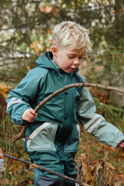 Lindberg Fagerhult Gefüttertes Regenset, Lagoon/Mint Green