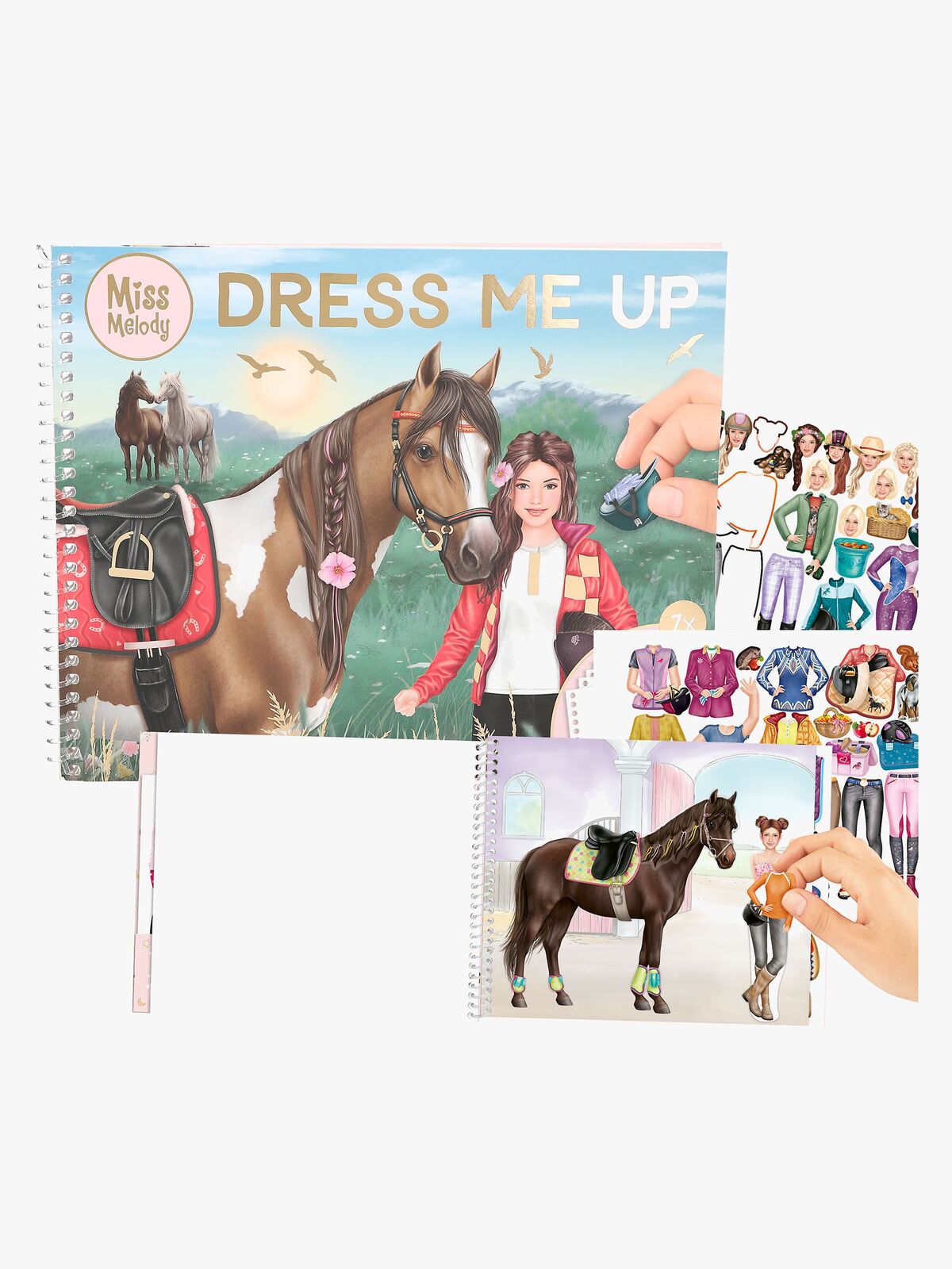 Miss Melody Dress Me Up Stickerbuch