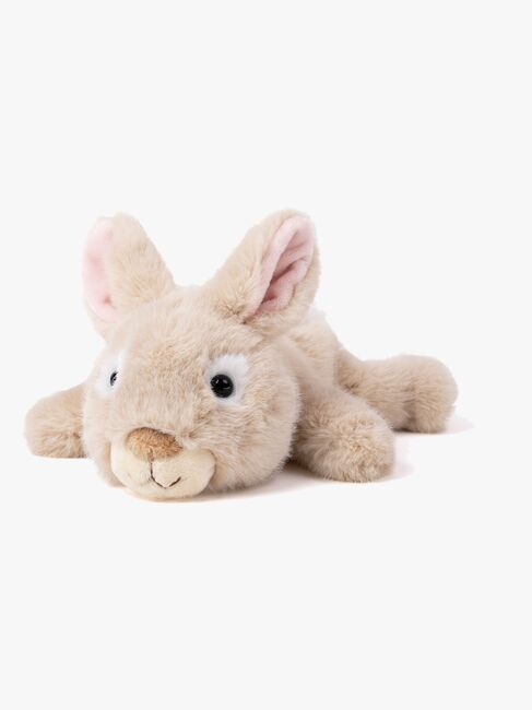 Teddykompaniet Plüschspielzeug Liegendes Kaninchen 28 cm, Beige