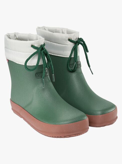 Viking Alv Barefoot Gummistiefel, Dark Green