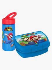 Super Mario Brotdose und Flasche