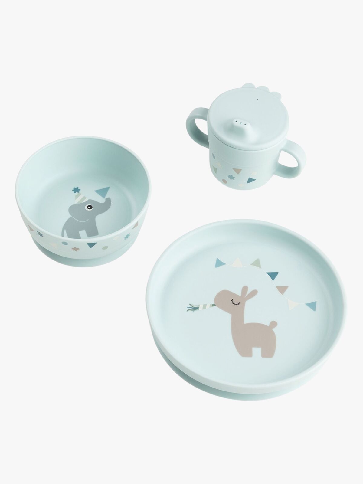 Done By Deer Foodie Geschirr-Set Celebration, Blue